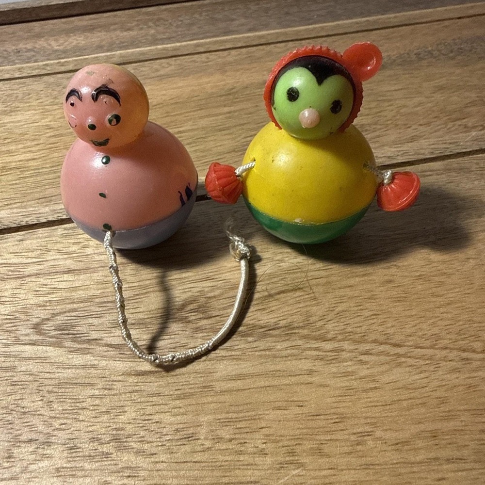 Vintage Roly Poly Set Of 2